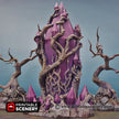 Corrupted Feyheart - Shadowfey Wilds, DnD 5E, Pathfinder 2E 15mm, 28mm, 32mm, wargaming terrain, scatter scenery, D&D
