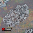 Jagged Rocks Scatter - Shadowfey Wilds, DnD 5E, Pathfinder 2E 15mm, 28mm, 32mm, wargaming terrain, scatter scenery, D&D