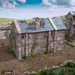 Ruined Black Rock Barracks - King and Country, DnD, Pathfinder, 15mm, 28mm, 32mm, wargaming terrain, scatter scenery D&D medieval