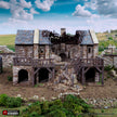Ruined Black Rock Barracks - King and Country, DnD, Pathfinder, 15mm, 28mm, 32mm, wargaming terrain, scatter scenery D&D medieval