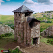 Ruined Black Rock Keep - King and Country, DnD, Pathfinder, 15mm, 28mm, 32mm, wargaming terrain, scatter scenery D&D medieval