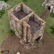 Ruined Black Rock Keep - King and Country, DnD, Pathfinder, 15mm, 28mm, 32mm, wargaming terrain, scatter scenery D&D medieval