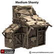 Medium Shanty - King and Country, DnD, Pathfinder, 15mm, 28mm, 32mm, wargaming terrain, scatter scenery D&D medieval