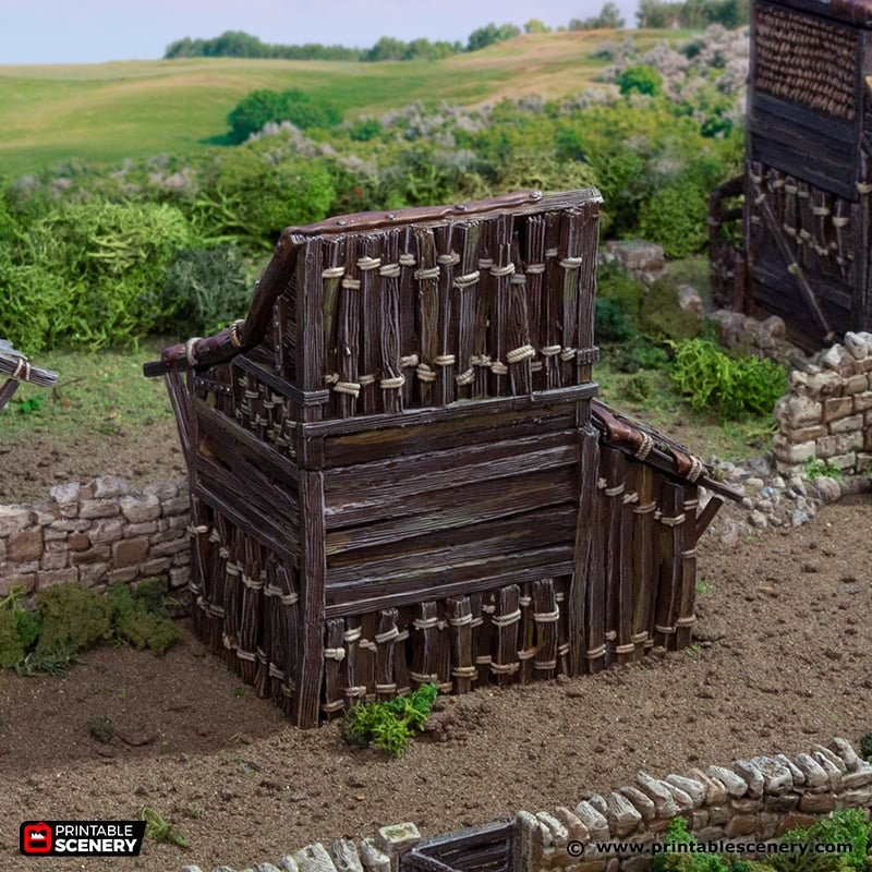 Medium Shanty - King and Country, DnD, Pathfinder, 15mm, 28mm, 32mm, wargaming terrain, scatter scenery D&D medieval