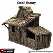 Small Shanty - King and Country, DnD, Pathfinder, 15mm, 28mm, 32mm, wargaming terrain, scatter scenery D&D medieval