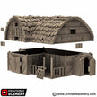 Medieval Country Stables - King and Country, DnD, Pathfinder, 15mm, 28mm, 32mm, wargaming terrain, catter scenery D&D village