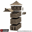 Black Rock Keep - King and Country, DnD, Pathfinder, 15mm, 28mm, 32mm, wargaming terrain, scatter scenery D&D medieval
