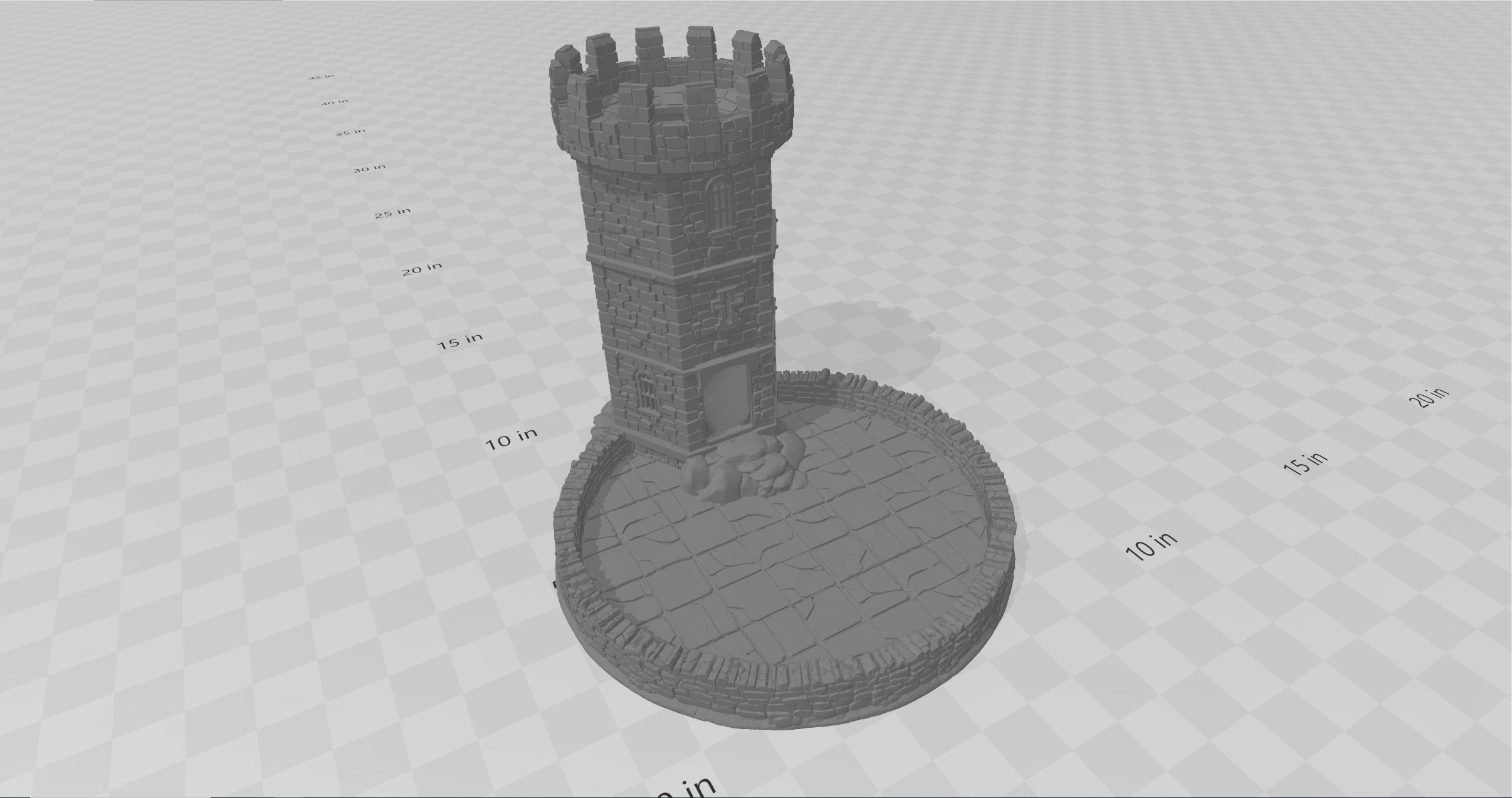 Winterdale Dice Tower - DnD, Pathfinder, 15mm, 28mm, 32mm, wargaming terrain, scatter scenery D&D medieval, accessories