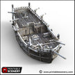 The Brig - The Lost Ships, DnD 5E, Pathfinder 2E 15mm, 28mm, 32mm, wargaming terrain, scatter scenery, D&D age of sail, pirate