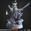 Gruff Ho Megas, Pyre Lady - CnP Dragon Seekers | DnD Miniature | Dragonborn | Fighter | Rogue | Warlock | Female | Magic | Alchemist | Melee