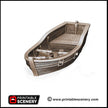 The Skiff - The Lost Ships, DnD 5E, Pathfinder 2E 15mm, 28mm, 32mm, wargaming terrain, scatter scenery, D&D age of sail, pirate