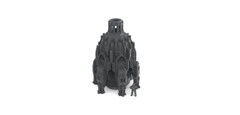 Terra Forma Facility - Gothic Scifi terrain - Infinity, Legion, Sci-fi, Scifi, Cyberpunk, tabletop, Scatter Scenery 32mm 28mm