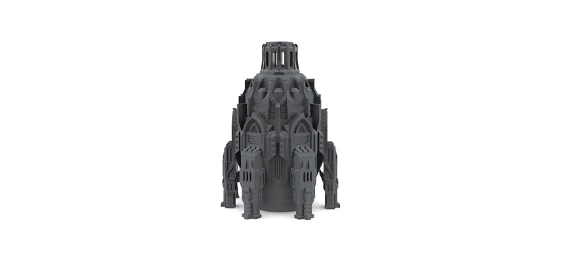 Terra Forma Facility - Gothic Scifi terrain - Infinity, Legion, Sci-fi, Scifi, Cyberpunk, tabletop, Scatter Scenery 32mm 28mm