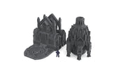 Terra Forma Facility - Gothic Scifi terrain - Infinity, Legion, Sci-fi, Scifi, Cyberpunk, tabletop, Scatter Scenery 32mm 28mm