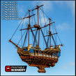 Flying Frigate - The Lost Ships, DnD 5E, Pathfinder 2E 15mm 28mm 32mm, wargaming terrain, scatter scenery, D&D age of sail pirate