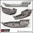 Dhow - The Lost Ships, DnD 5E, Pathfinder 2E 15mm 28mm 32mm, wargaming terrain, scatter scenery, D&D age of sail pirate