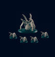 5 Spider Miniature Pack - EC3D | DnD | Monster | Large | Big | Underdark | 32mm | Pathfinder | commoner | TTRPG | Wargaming | Mountain