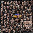 Orbital Navigators - Cast n Play Huppus Space Mercenaries | DnD Miniature | Giff, Hippo, Fighter, Barbarian, Rogue, Cleric, Paladin, Bard