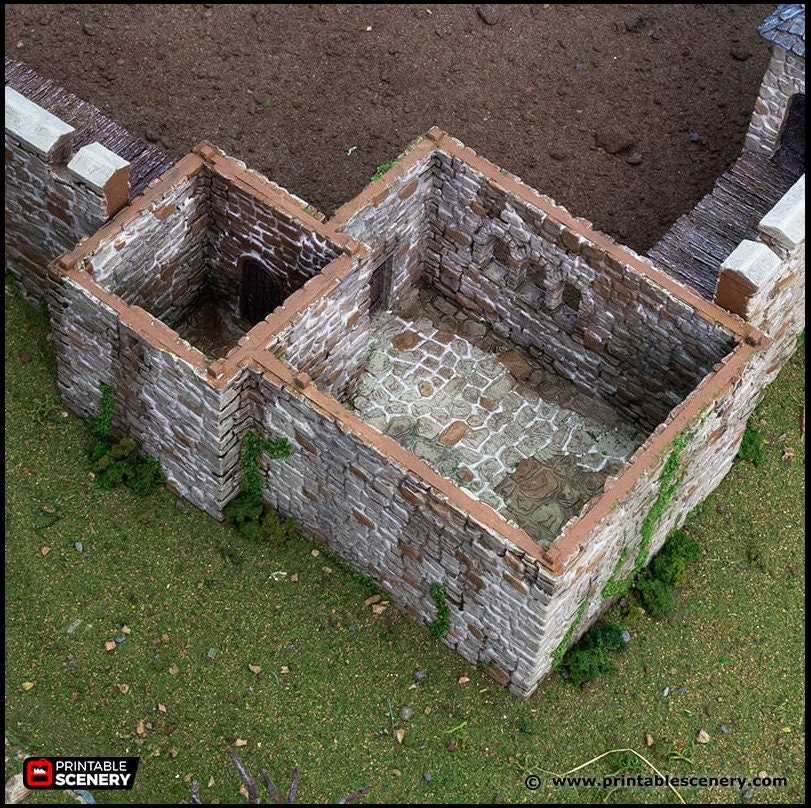 The Kings Quarters - King and Country, DnD, Pathfinder, 15mm, 28mm, 32mm, wargaming terrain, scatter scenery D&D medieval