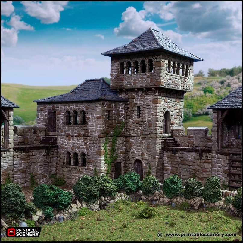 The Kings Quarters - King and Country, DnD, Pathfinder, 15mm, 28mm, 32mm, wargaming terrain, scatter scenery D&D medieval