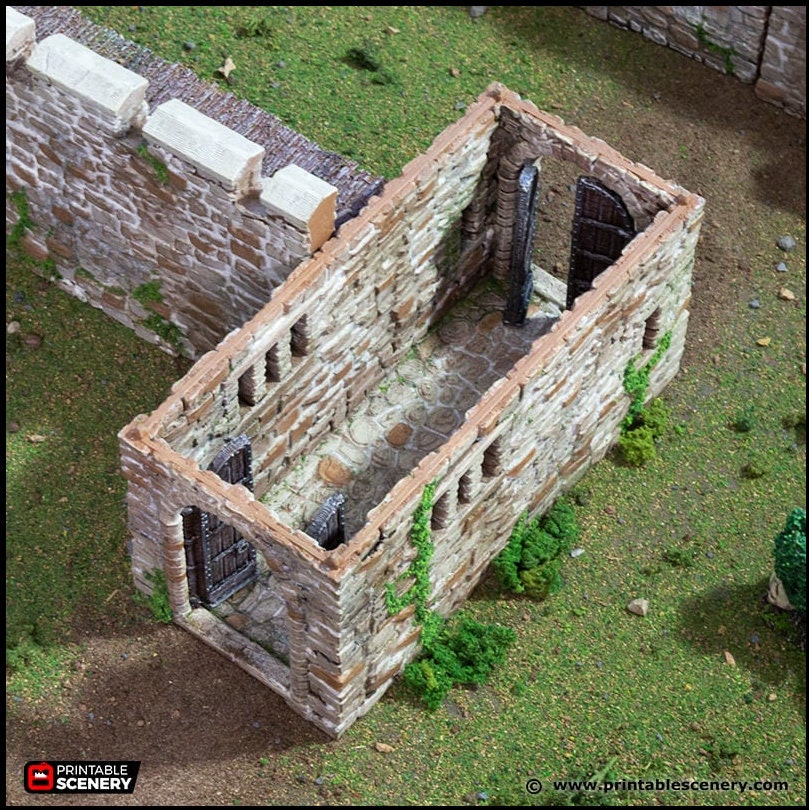 King's Gate - King and Country, DnD, Pathfinder, 15mm, 28mm, 32mm, wargaming terrain, scatter scenery D&D medieval castle