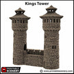 King's Round Tower - King and Country, DnD, Pathfinder, 15mm, 28mm, 32mm, wargaming terrain, scatter scenery D&D medieval castle