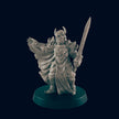 Death Knight DnD miniature - EC3D, | Monster | 5E | Undead | Demon | 32mm | Pathfinder | Fantasy | Necromancer | Skeleton | Melee | 28mm
