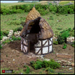 Ruined Small Round House - King and Country, DnD, Pathfinder, 15mm, 28mm, 32mm, wargaming terrain, scatter scenery D&D medieval