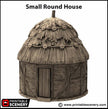 Small Round House - King and Country, DnD, Pathfinder, 15mm, 28mm, 32mm, wargaming terrain, scatter scenery D&D medieval