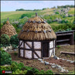 Small Round House - King and Country, DnD, Pathfinder, 15mm, 28mm, 32mm, wargaming terrain, scatter scenery D&D medieval