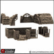 Ruined Country Stables - King and Country, DnD, Pathfinder, 15mm, 28mm, 32mm, wargaming terrain, scatter scenery D&D village