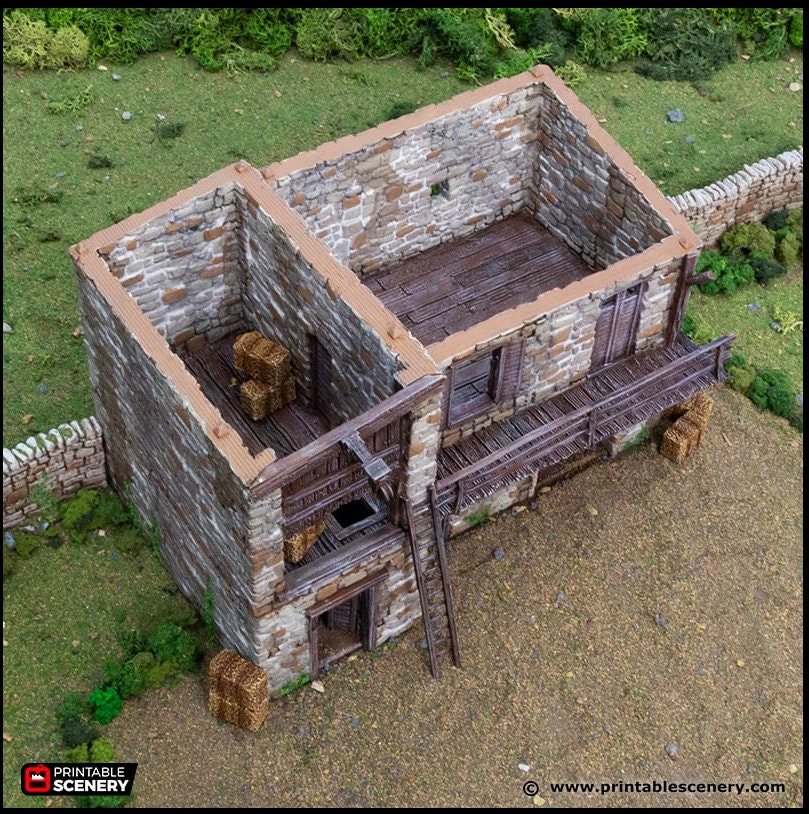 King Stables - King and Country, DnD, Pathfinder, 15mm, 28mm, 32mm, wargaming terrain, scatter scenery D&D medieval