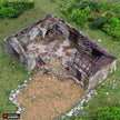 Ruined Highland Stone Barn - King and Country, DnD, Pathfinder, town, wargaming terrain, village, scatter scenery D&D medieval building