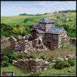 Ruined French Mausoleum - King and Country, dnd Medieval building, Graveyard, Crypt, Wargaming Terrain, Scatter scenery, 28mm 32mm 15mm