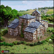 French Mausoleum - King and Country, dnd Medieval building, Graveyard, Crypt, Wargaming Terrain, Scatter scenery, 28mm 32mm 15mm