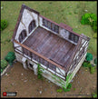 Wattle And Daub Stone Manor - King and Country, dnd Medieval building, Village, Town, Wargaming Terrain, Scatter scenery, House, Cottage