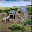 Farm Pig Pen - King and Country, dnd Medieval building, Village, Town, Wargaming Terrain, Scatter scenery, Farming, Diorama, Animals