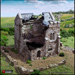 Ruined Norman Keep - King and Country, DnD, Pathfinder, 15mm, 28mm, 32mm, wargaming terrain, scatter scenery D&D medieval castle