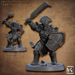 Golem Simulacra Troops - Artisan Guild | DnD Miniature, Warforged Male Female, Android, Ranger, Fighter, Barbarian, Pathfinder 2E, 28mm 32mm