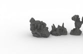 Alien Organics - EC3D Ignis Quadrant, Infinity, Legion, Sci-fi, Cyberpunk, tabletop terrain, Scatter Scenery, trees, Martian
