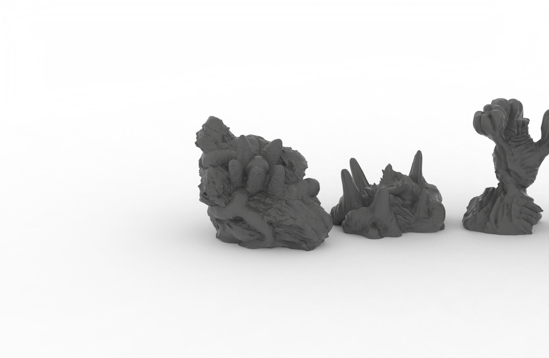 Alien Organics - EC3D Ignis Quadrant, Infinity, Legion, Sci-fi, Cyberpunk, tabletop terrain, Scatter Scenery, trees, Martian
