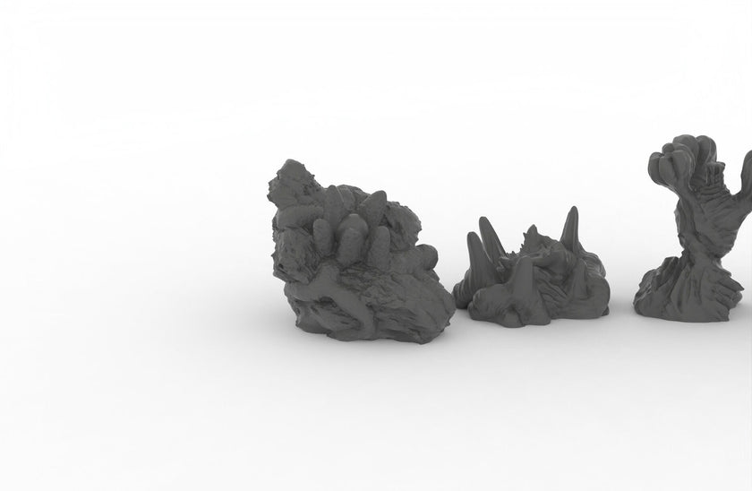 Alien Organics - EC3D Ignis Quadrant, Infinity, Legion, Sci-fi, Cyberpunk, tabletop terrain, Scatter Scenery, trees, Martian