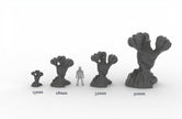 Alien Organics - EC3D Ignis Quadrant, Infinity, Legion, Sci-fi, Cyberpunk, tabletop terrain, Scatter Scenery, trees, Martian