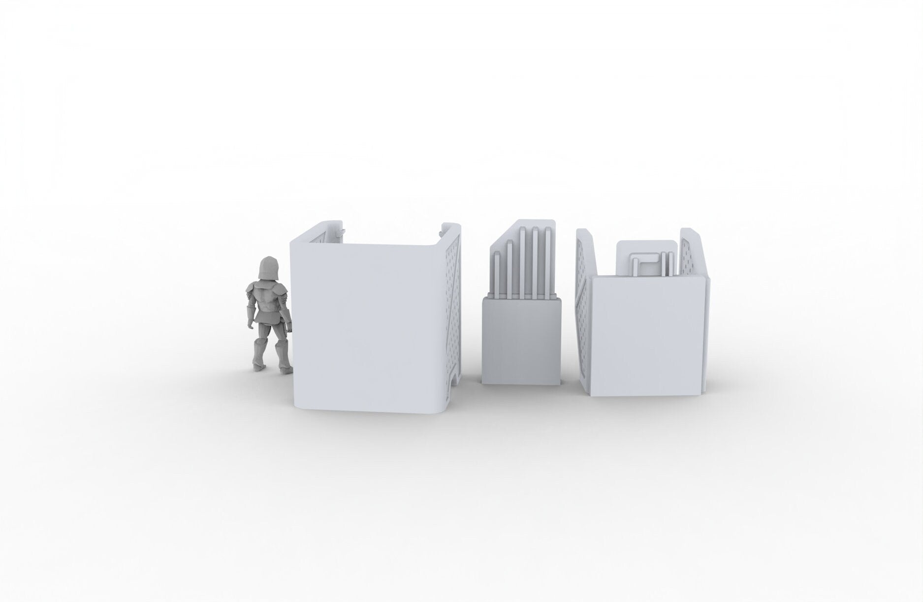 Bathroom Scatter Terrain - Novus Landing, EC3D, Infinity, Legion Sci-fi, Cyberpunk 2077, Wargaming Scenery, Washroom, Realism