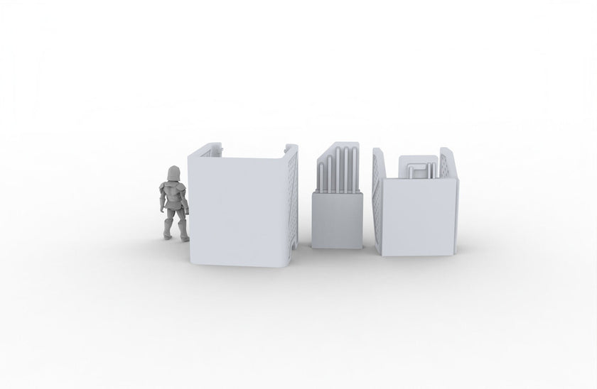 Bathroom Scatter Terrain - Novus Landing, EC3D, Infinity, Legion Sci-fi, Cyberpunk 2077, Wargaming Scenery, Washroom, Realism