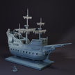 Pirate Ship - Pirates vs. Sailors Nightmare At Sea - DnD, Wargaming, Ocean, Boat, Ship, Tortuga, Black Flag, Age of Sail, Caribbean