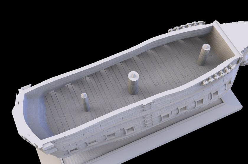 Pirate Ship - Pirates vs. Sailors Nightmare At Sea - DnD, Wargaming, Ocean, Boat, Ship, Tortuga, Black Flag, Age of Sail, Caribbean