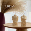 Handmade Soy Body Candle: Sculptural Home Decor