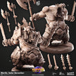 Mertyl, Solar Berserker - Cast n Play Huppus Space Mercenaries | DnD Miniature | Giff, Hippo, Fighter, Barbarian, Melee, Tank, Large