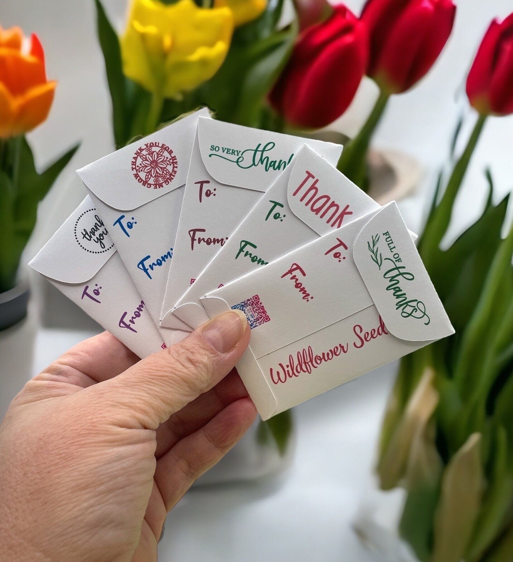 Seed Packages - Teacher Gift - Appreciation gift for educators - Includes 10 Packages of Canadian Wildflowers Seeds